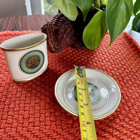 Vintage MCM Eschenbach Bavaria Toothpick Holder and Side Plate - Picture 10 of 12